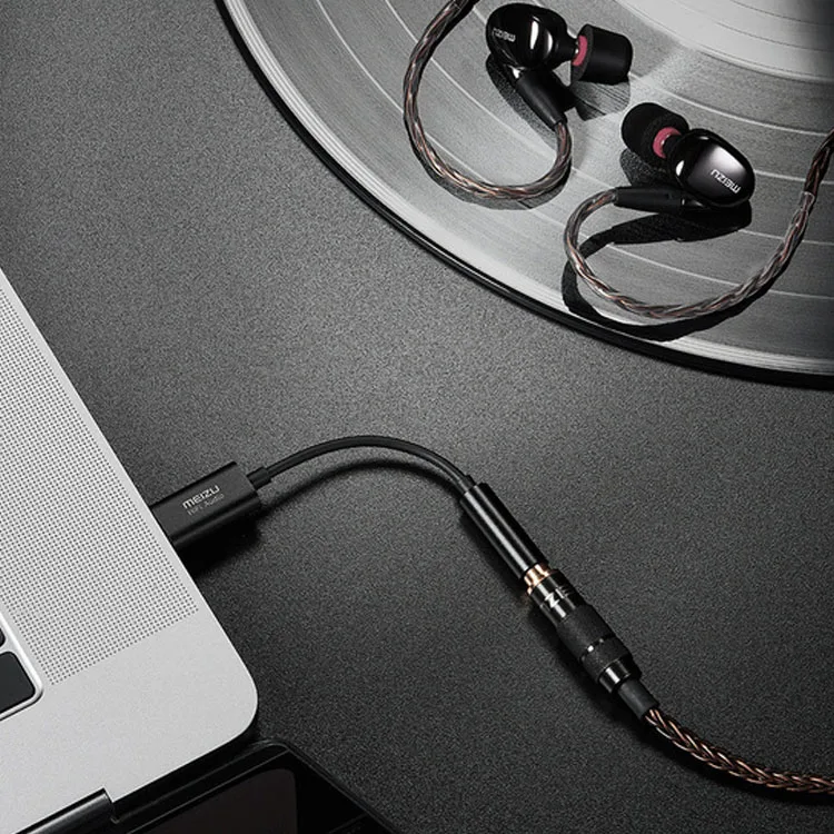 Meizu усилитель для наушников аудио HiFi без потерь DAC 3,5 мм к тип-c высокопроизводительный чип DAC