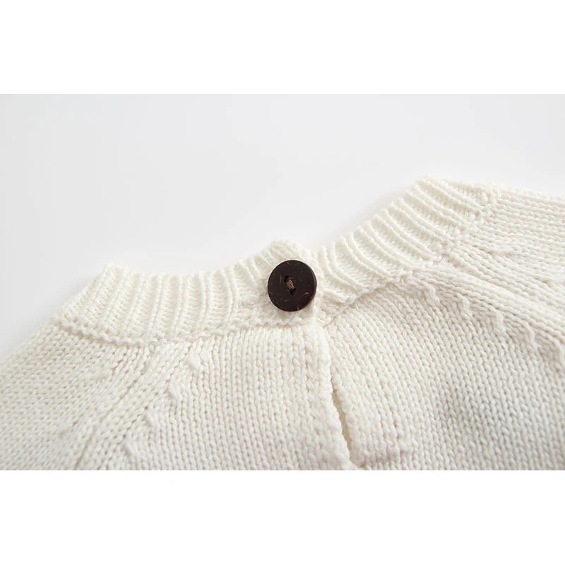 Детская трикотажная одежда комбинезон для новорожденных девочек с вышивкой и