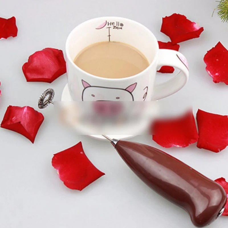 1 шт. Миксер для кофе молока напитков Электрический взбиватель пенообразователь