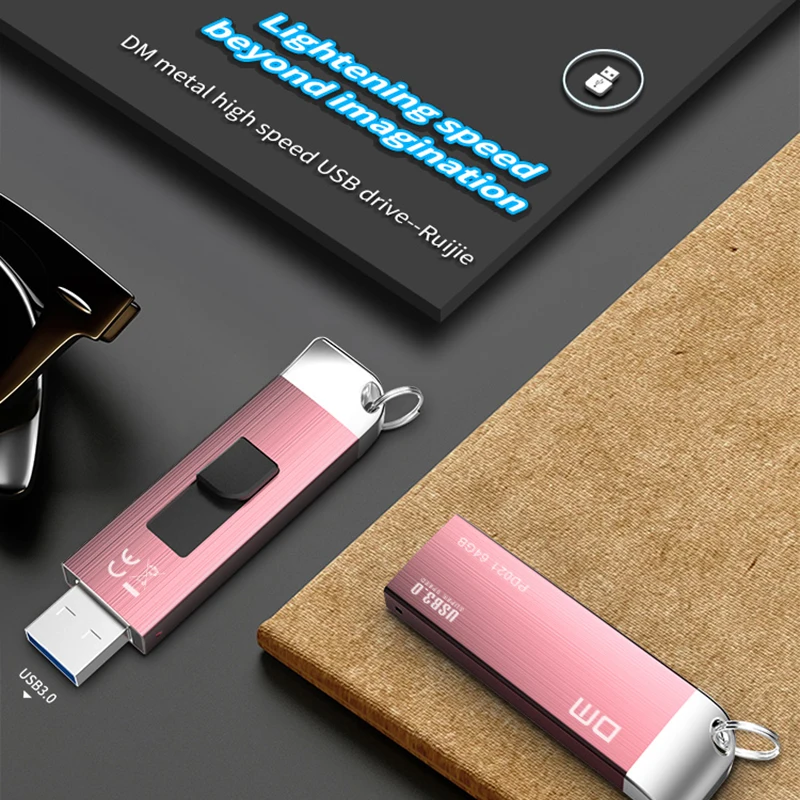DM PD021 256 ГБ USB флеш накопитель 128 Гб металл 64 Флешка 3 0 карта памяти 32 реальная