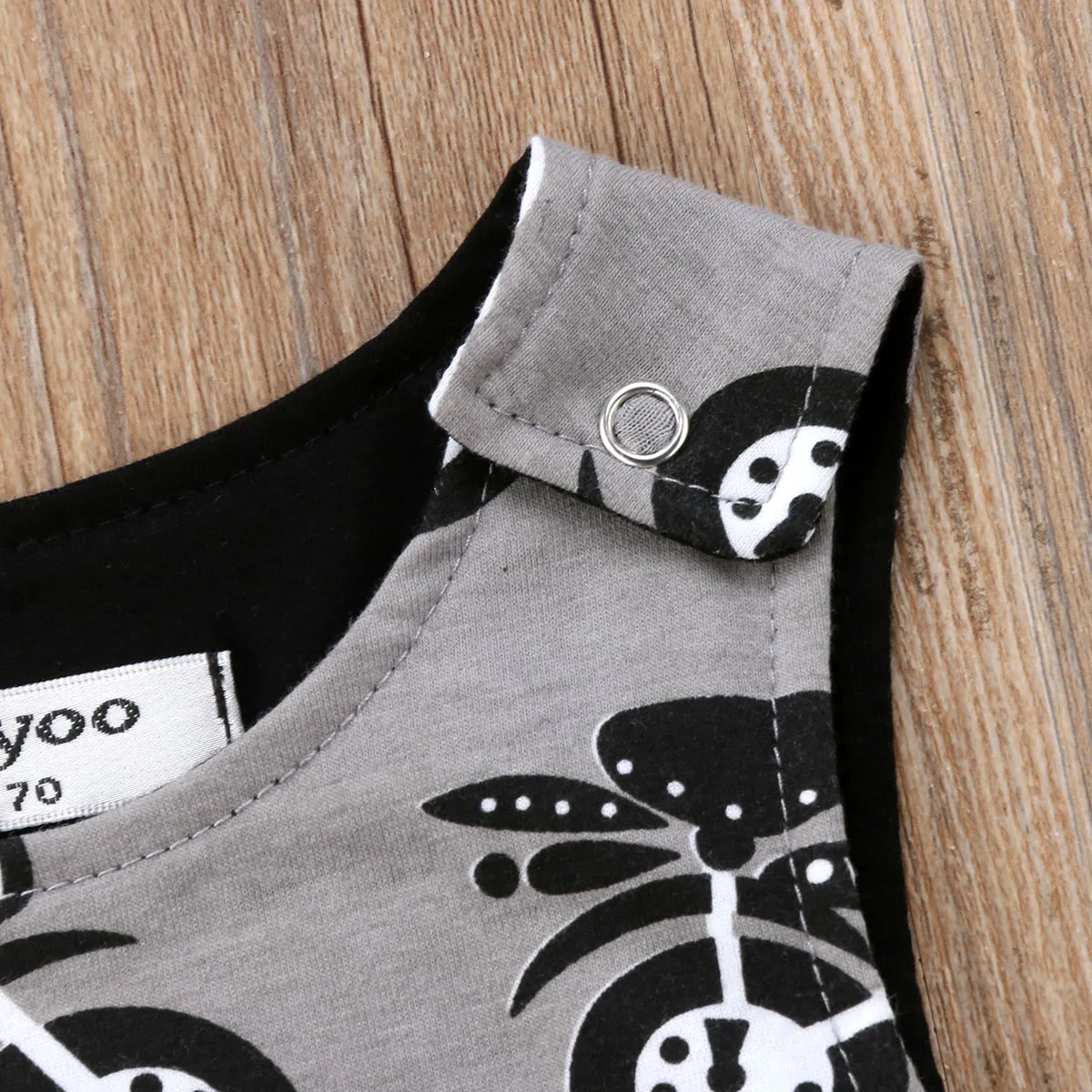 Emmababy Romper Top Baby Boy Kids Newborn Infant Sleeveless Jumpsuit Cartoon Cotton Clothes Outfits |