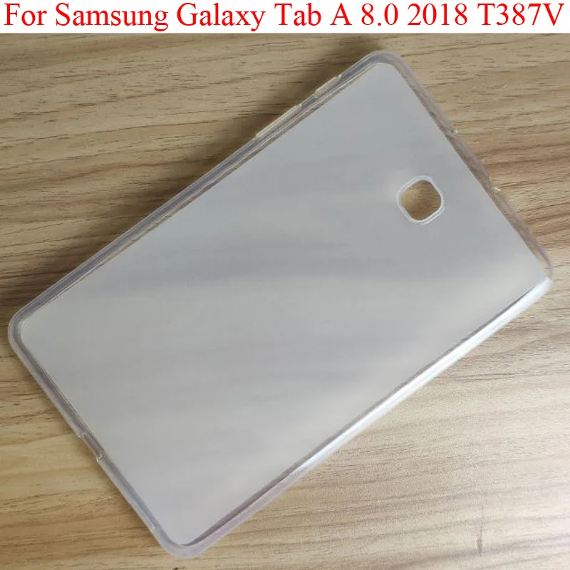 Мягкий защитный чехол из ТПУ для Samsung Galaxy Tab A 8 0 2018 дюйма тонкий планшета |