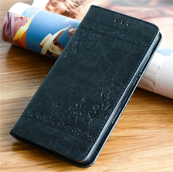 Черный Кожаный чехол для huawei P30 P20 Pro P9 P10 Lite чехол с откидной крышкой для samsung Galaxy S10E S10 S6 S7 край S8 S9 Plus Note 8 9 чехол Coque - Цвет: Черный
