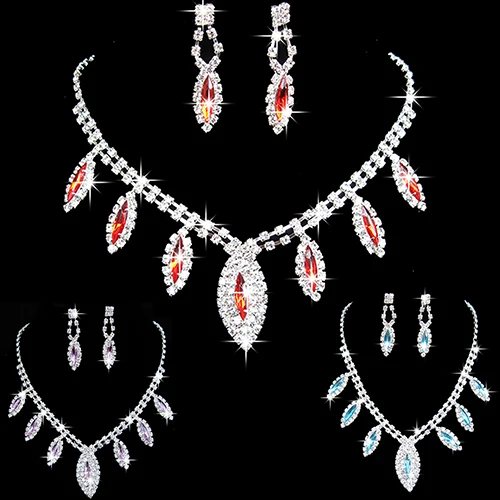 Горячая распродажа! Женские серьги с подвеской в виде капли из горного хрусталя