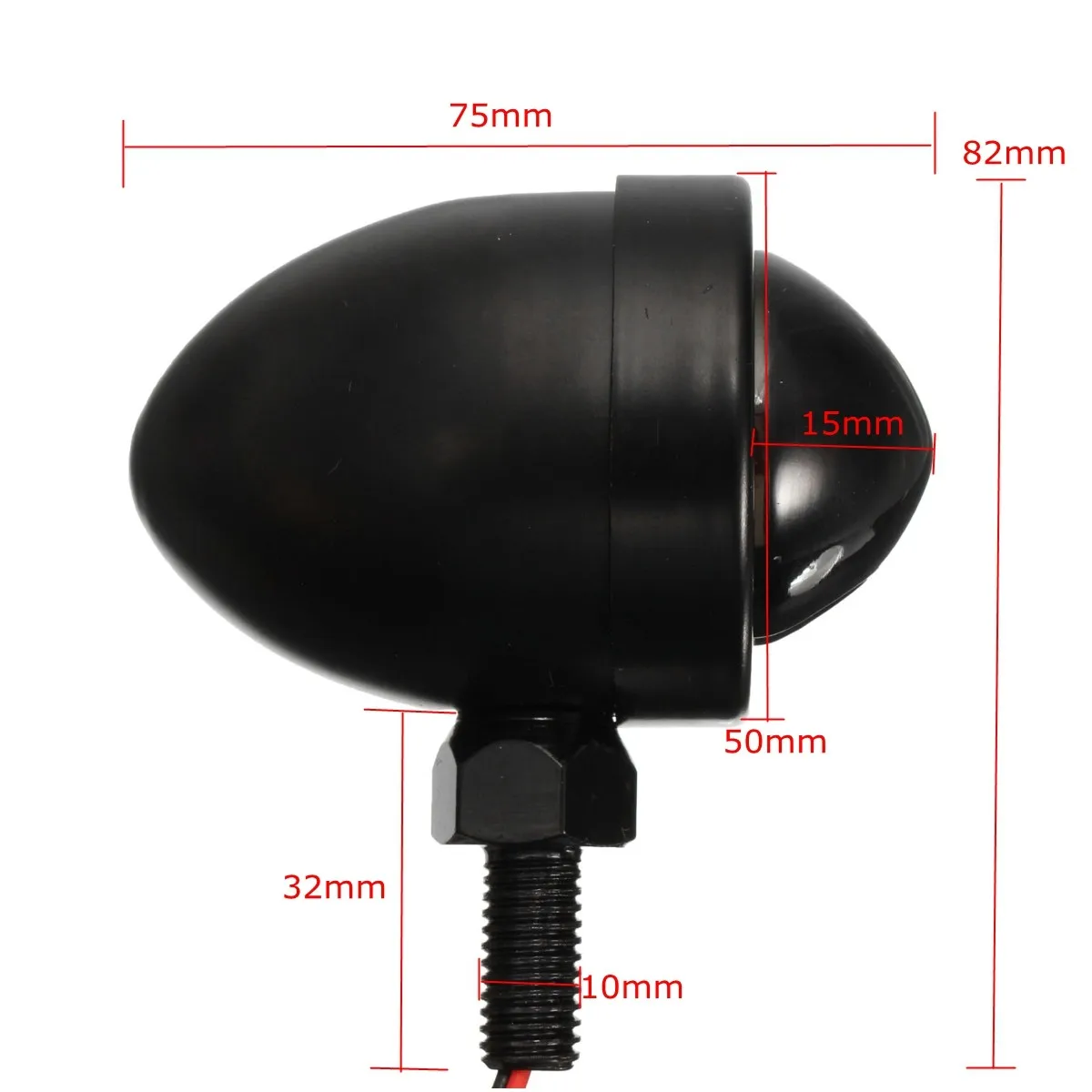 

Pair Universal Motorcycle Turn Signal Indicator Amber Light Smokey lens 12V For Honda For Kawasaki For Suzuki