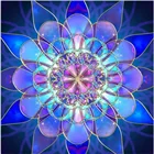 Алмазная картина сделай сам с цветами мандала, вышивка крестиком, фэнтезийная Цветочная вышивка с алмазной мозаикой для рукоделия, рождественский подарок