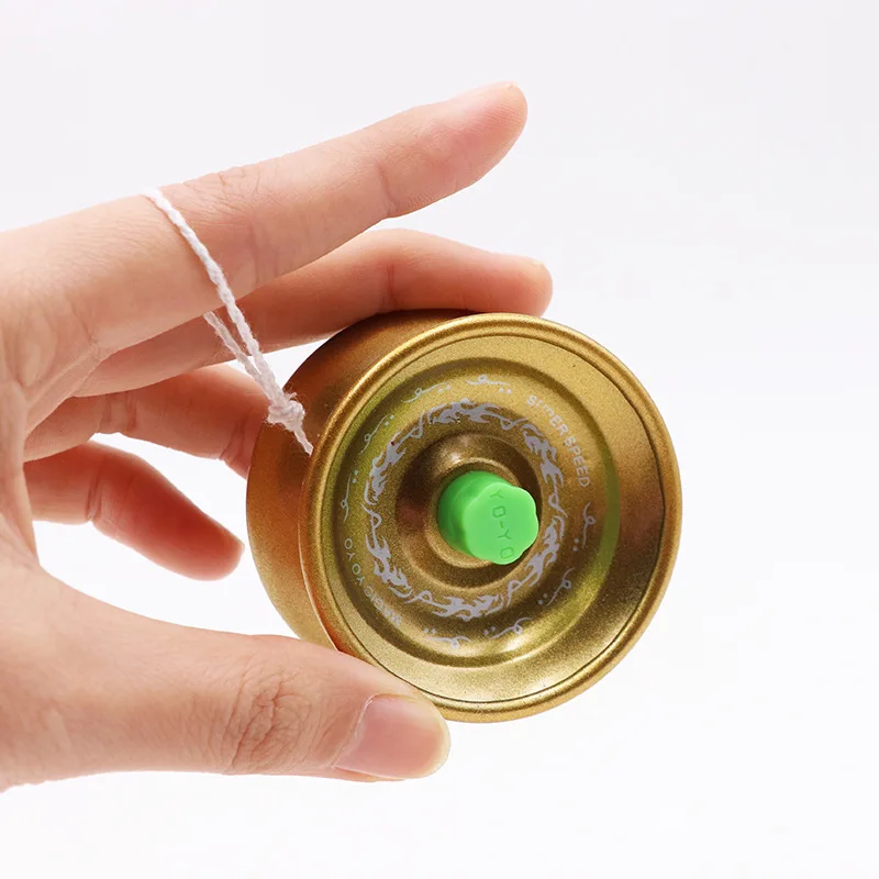 Сплав yoyo мяч детские игрушки металлический шариковый подшипник стринг трик йойо