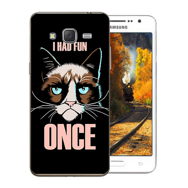 Для Samsung Galaxy Grand Prime чехол TPU силиконовый для телефона гримаса G530F G531H G530FZ G5306W G5309W |