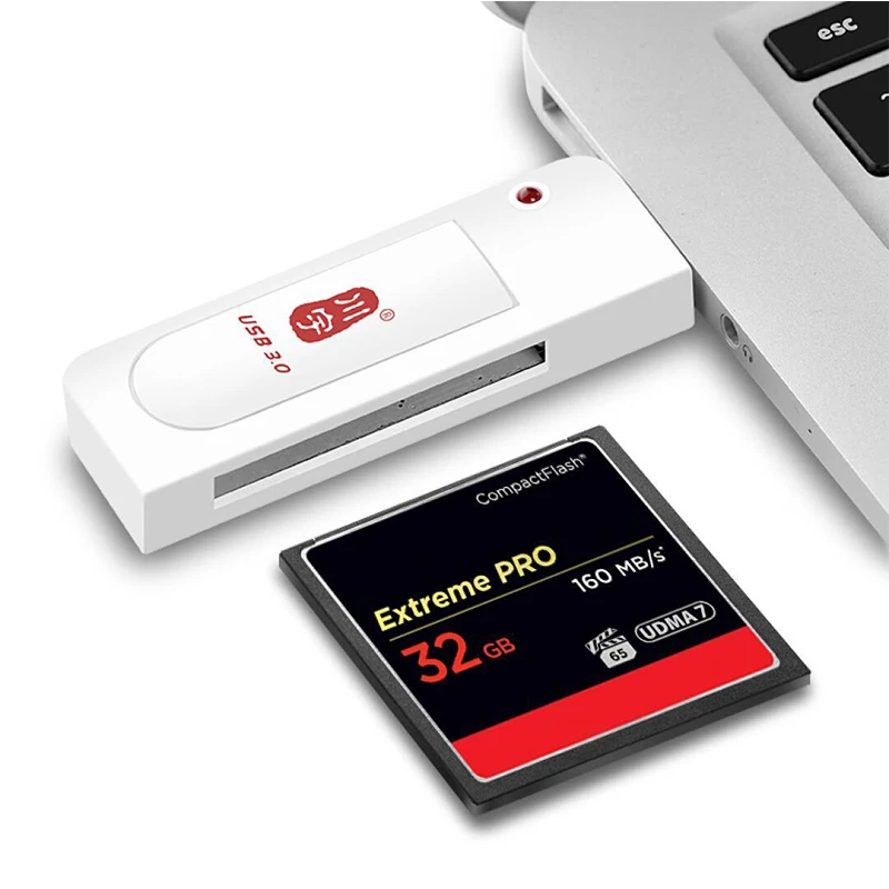 Kawau CF кард-ридер 3,0 USB высокоскоростной адаптер с слот для карт памяти CF C301 максимальная поддержка 256 ГБ кард-ридер для компьютера