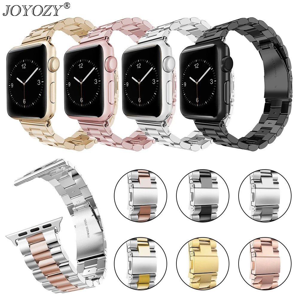 Браслет Joyozy из нержавеющей стали для Apple Watch Band 38 мм 42 металлический ремешок