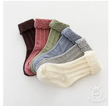 mixed colors Г. Однотонные гольфы нескользящие детские хлопковые носки для маленьких девочек носки для студентов школьников под платье для танцев - Цвет: mixed colors