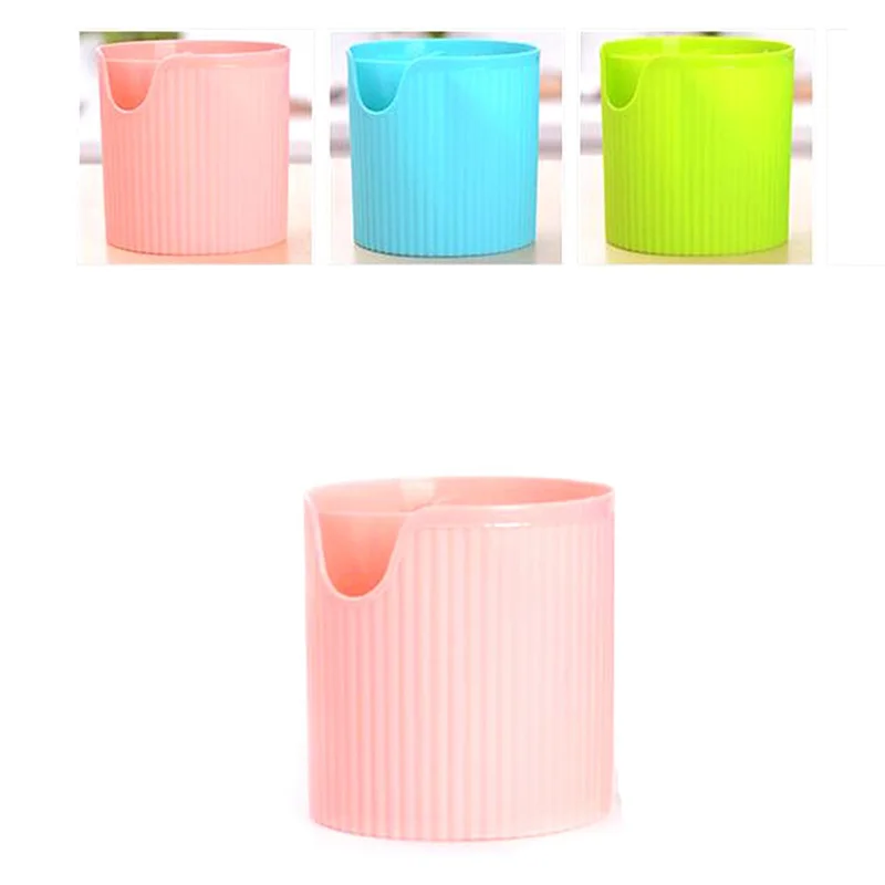 

Fashion Four Grids PP Tableware Storage Holder Thicker Drain Water Type Fork Spoon Holder Free Shipping