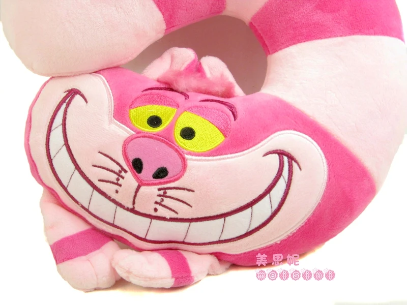 Новый Чеширский Кот из Алисы материал плюшевая u образная подушка для шеи Игрушка