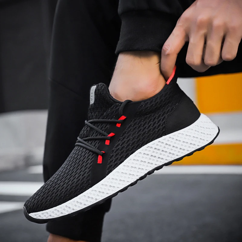 2020 New Mesh Men Casual Shoes Lac-up Lightweight Comfortable Breathable Walking Sneakers Tenis Feminino Zapatos | Обувь
