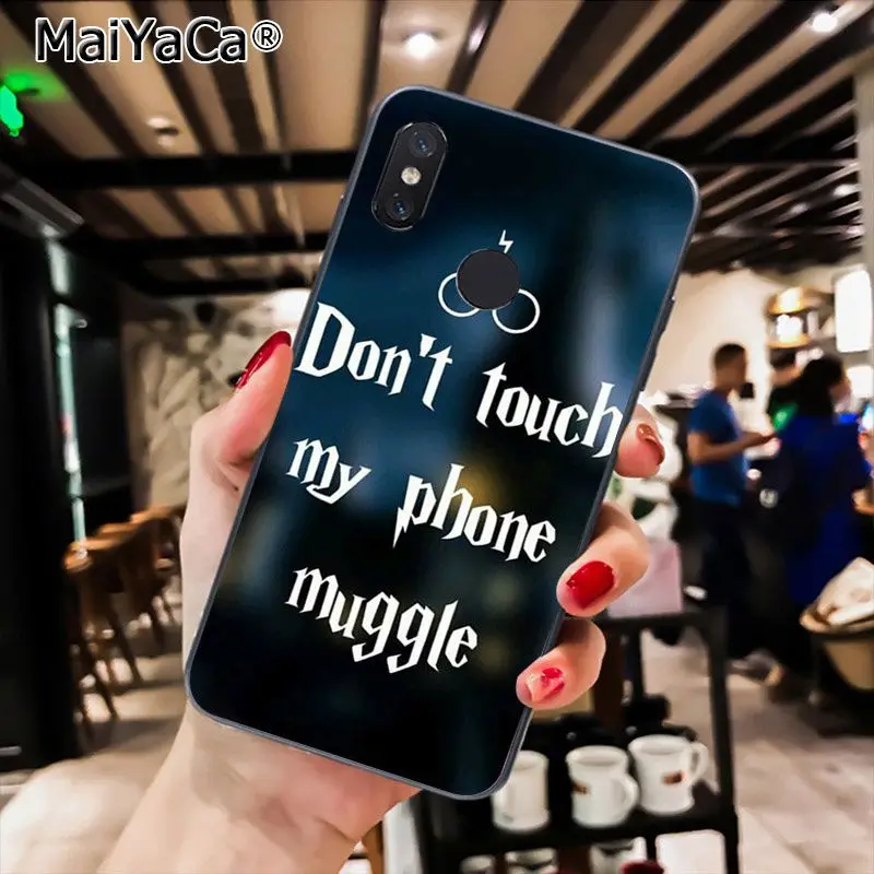 A7 MaiYaCa не надписью «Don't Touch My Phone»(не трогай мой чехол для телефона для Xiaomi Redmi8 4X 6A S2 7A 5A Redmi 5 5Plus Note5 7 Note8pro - Цвет: A7