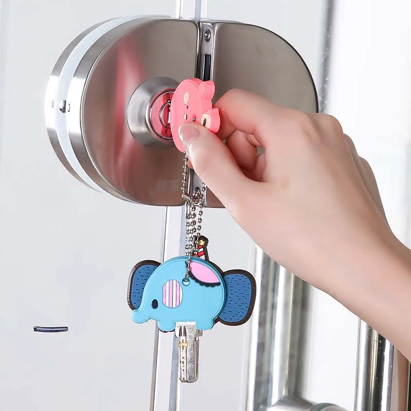 4 шт Kawaii 4 см ключ бумажник резиновый ключ держатель кошелька чехол для ключей пальто