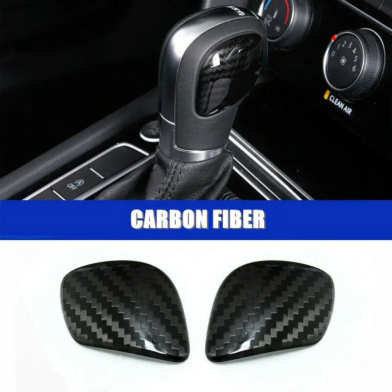 Углеродного волокна ручка переключения рулевого механизма автомобиля сбоку