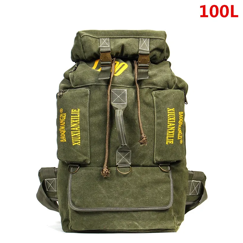 H 60/90/100L водонепроницаемый Оксфорд Дорожная сумка большая Ёмкость путешествие, уличный рюкзак для кемпинга, спортивная сумка для походов Пеший Туризм Рюкзаки Сумка - Цвет: H