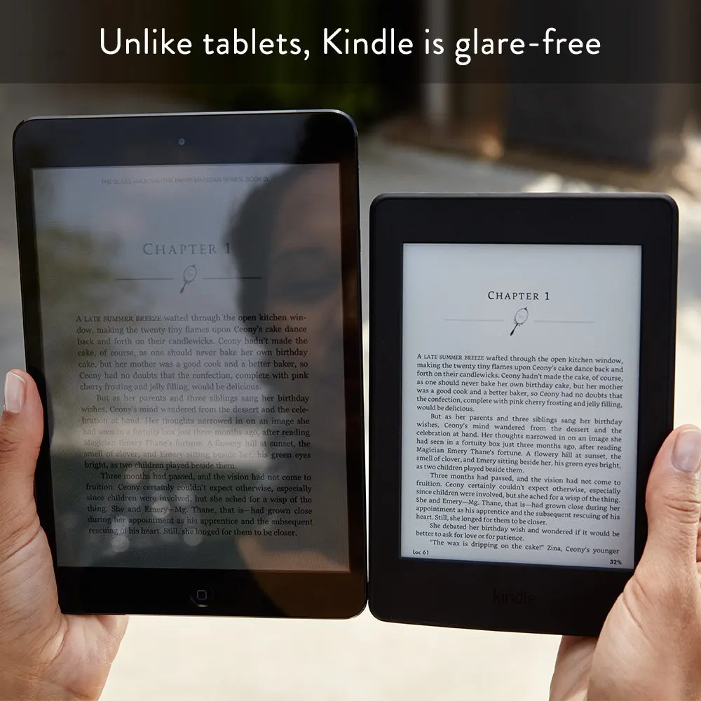

Kindle Paperwhite White 32GB eBook e-ink Screen WIFI 6"LIGHT Wireless Reader With built-in backlight e-Book Reader UTHAI