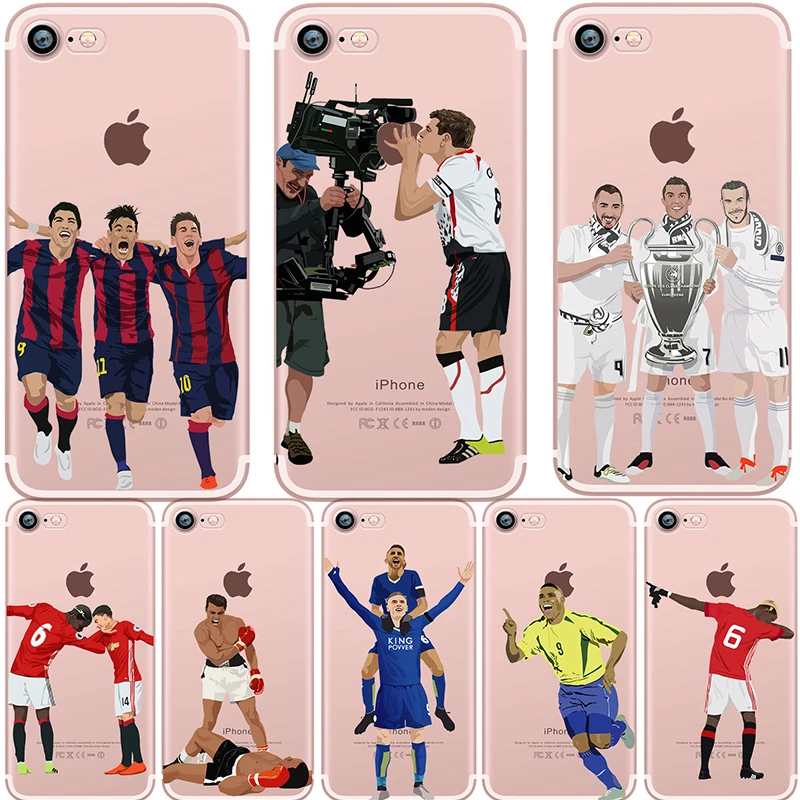 Спортивный чехол для телефона iphone 5S/5/SE/6/6S/7/6 plus/ 6S Плюс/7 Plus Забавные Мягкие TPU