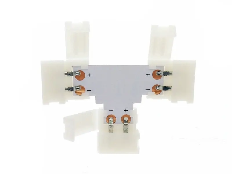 2pin LED разъем t образный угол для 10 мм 5050 полосы света|connector box|connector standardconnector automotive |