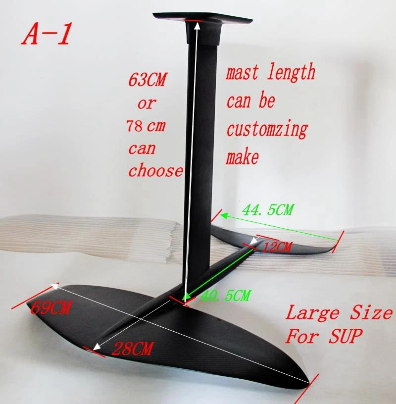 Гидрофольга из чистого углеволокна гидрофольга 100% с крыльями для Sup доска фольги