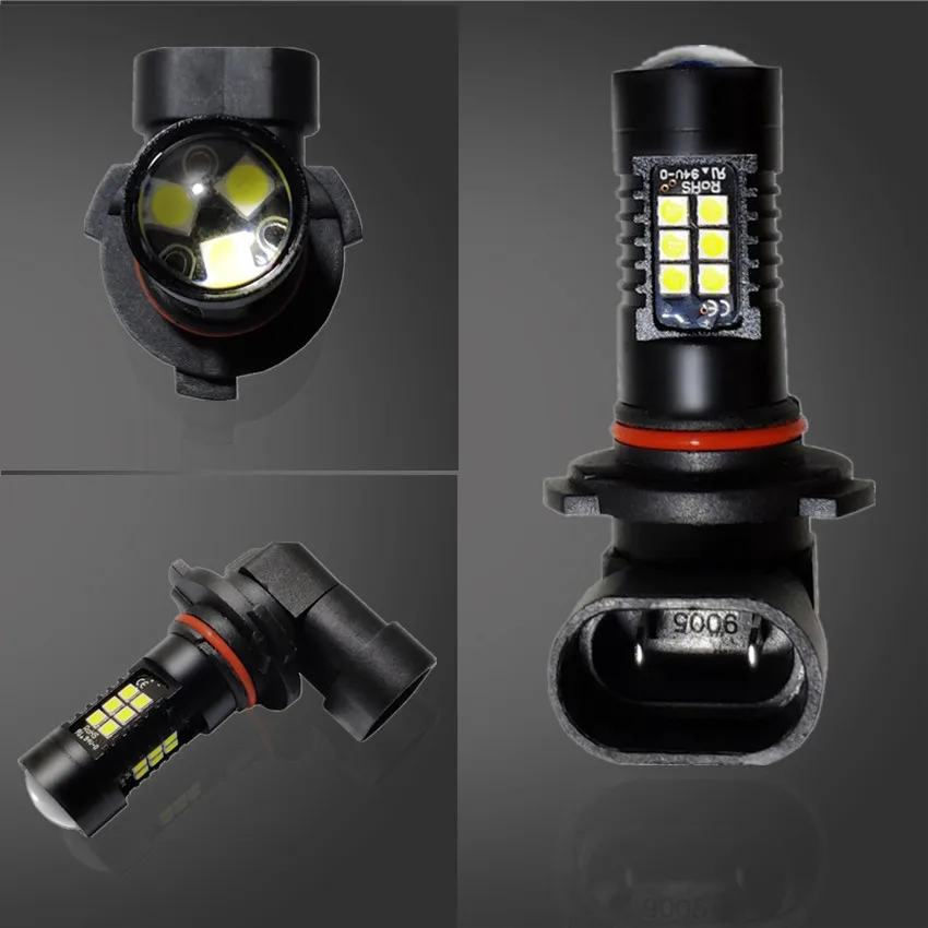 H8 H11 светодиодные лампы HB4 HB3 9006 9005 SMD светильник s 1200LM 6000K 12V белый светодиодный для