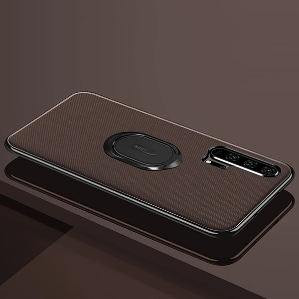 Brown Чехол Alxun для huawei Honor 20 Pro, чехол для Honor 20, автомобильная магнитная подставка из ТПУ+ поликарбоната, задняя крышка для huawei Honor 20 Pro Honor 20, чехол - Цвет: Brown
