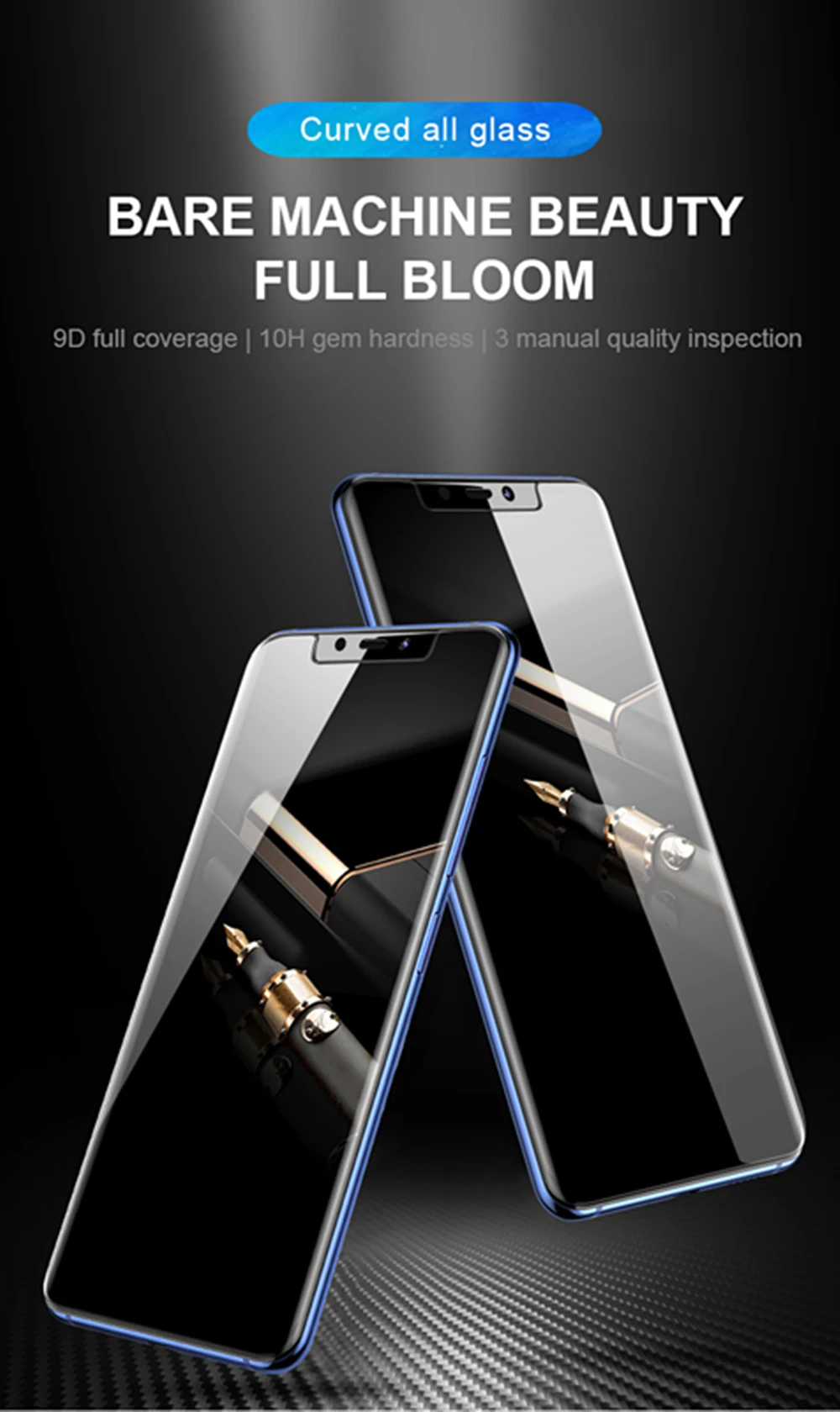 Нано жидкое полное клеевое УФ стекло для huawei P20 P30 закаленное стекло для huawei P20 Por P30 Por P20 P30 Lite защитное стекло