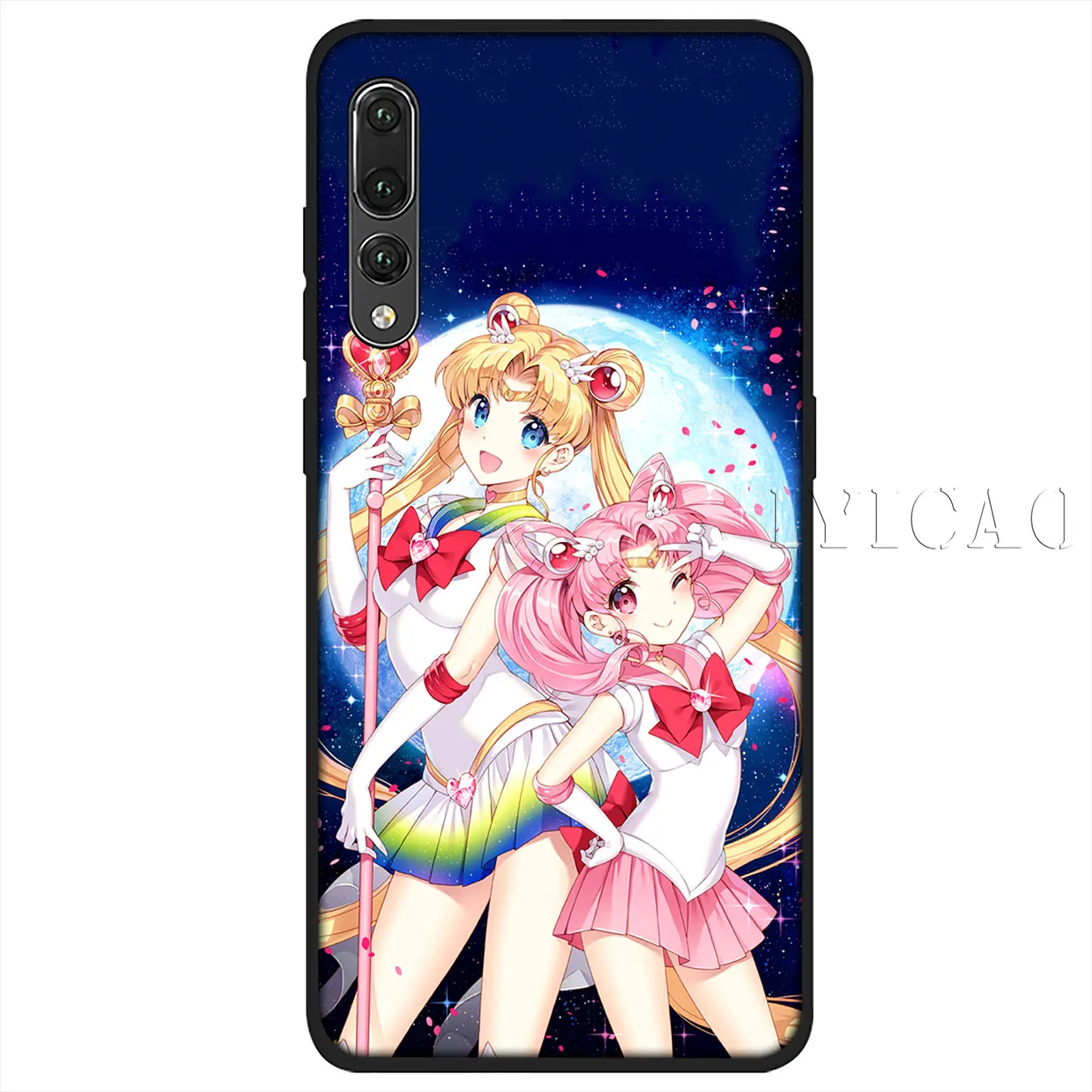 Мягкий чехол IYICAO Sailor Moon Mercury для Huawei P30 P20 Pro P10 P9 P8 Lite Mini 2017 2016 2015 P smart Z 2019 |