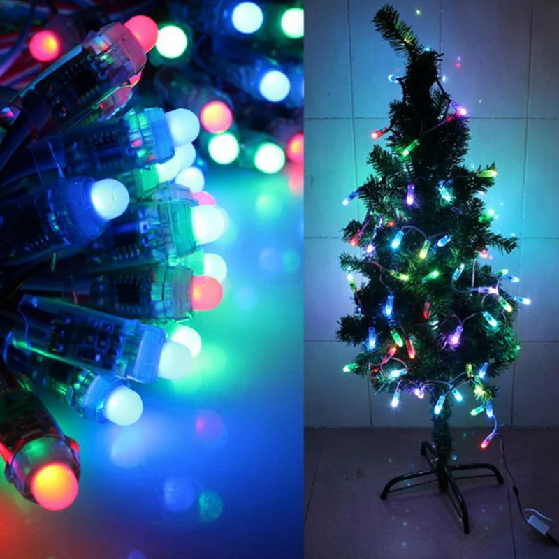SZYOUMY 500PCS 12mm WS2811 1903/2811 IC RGB Led Module String Waterproof DC 5V Digital Full Color LED Pixel Light | Освещение