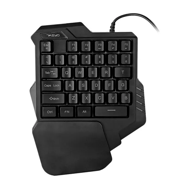 g30 1 6m wired gaming keypad with led backlight 35 keys one handed membrane keyboard for lolpubgcf free global shipping
