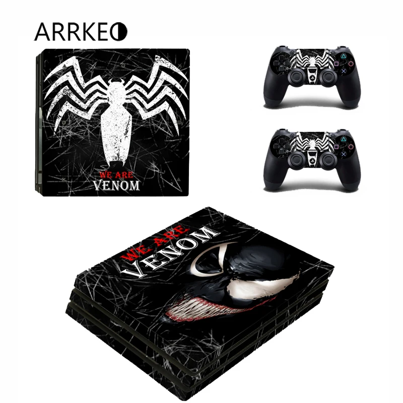 ARRKEO We Are Venom виниловая Защитная крышка PS4 Pro наклейки на кожу для Sony PlayStation 4 Консоль