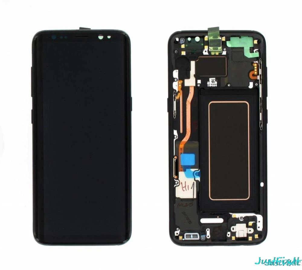 Для samsung Galaxy S8 S8+ S8 Plus G950F G955F горящий теневой ЖК-дисплей сенсорный экран дигитайзер с рамкой Super AMOLED