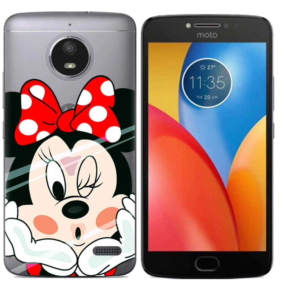 Для Motorola Moto E4 плюс Силиконовая задняя крышка Мягкие TPU для E 4 панели телефона с