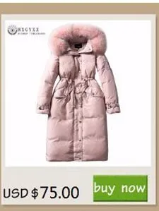 Real Raccoon Fur White Duck Down Coat Winter Jacket Women Long Warm Solid Color Hooded Parka Plus Size Snow Outwear Okb167