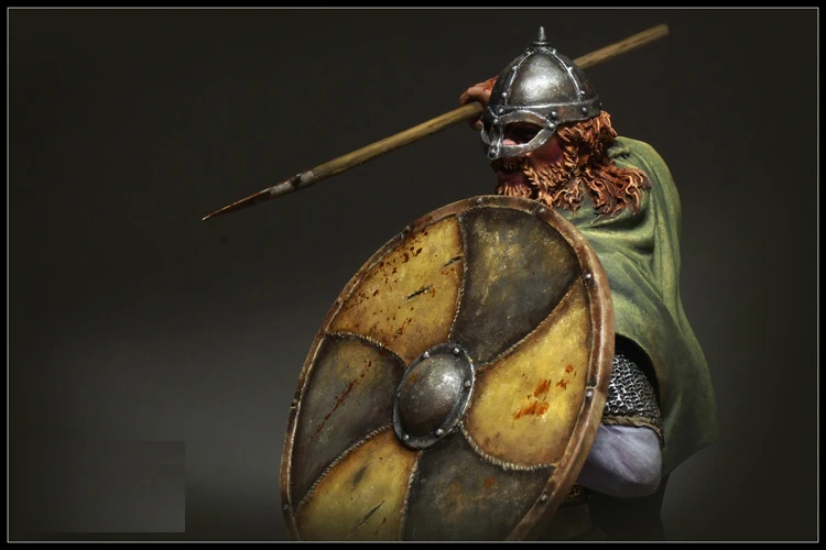 1/12 Viking Warrior 9th C. Смола модель бюста GK история войны тема разобранный и