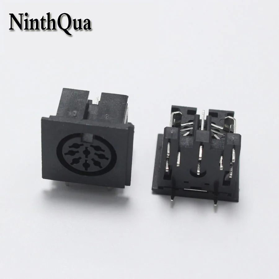 1 шт. DS 8P Женский Разъем с одиночными клеммами PS2 8Pin DC Power адаптер для пайки