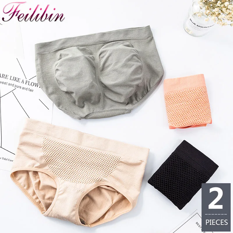 ZJX 2 шт./лот мягкие трусики бесшовные нижние для похудения LingerieSexy с заниженной