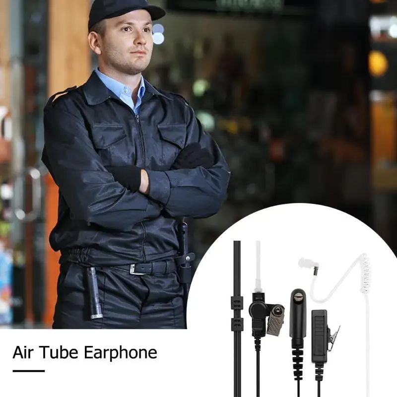 ALLOET Воздушная трубка наушники с микрофон PTT гарнитура для Motorola CB радио GP328 GP380 PRO5150 HT750 GP340 рация