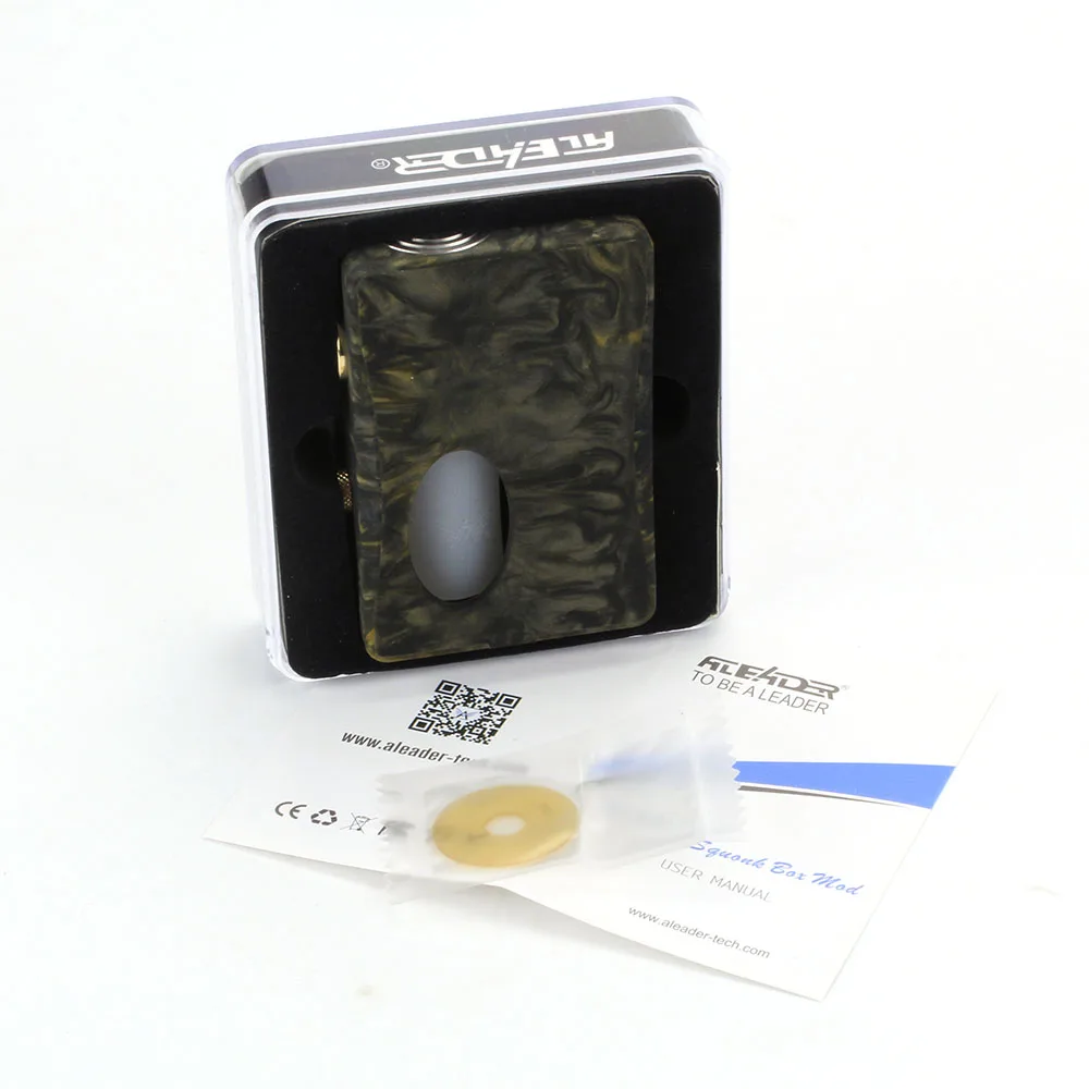 Aleader X Drip Squonk Box Mod 510 нить Смола SS 7 мл BF для Vape нижней подачи электронная сигарета