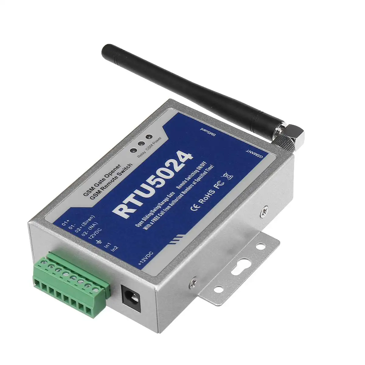Обновление RTU5024 GSM Открыватель ворот реле дистанционного управления доступом телефон встряхивание беспроводной Открыватель двери по бесплатному звонку Поддержка приложения