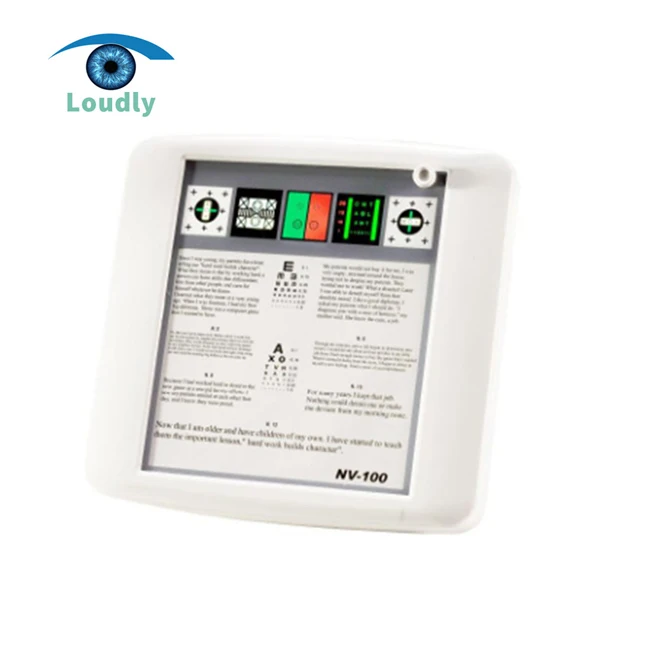 MINGSING NV 100 Рядом Таблица для проверки зрения тестер зрения|Микроскопы| |