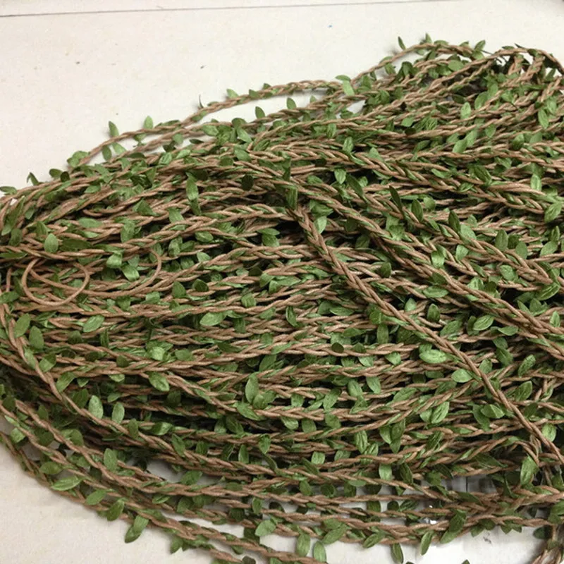 Искусственная искусственная винограда лоза 1 рулон 10 м гирлянда в виде листьев