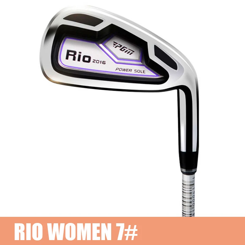 Golf Club RIO 7# Women Carbon Steel Rod Girls Beginner Exercise Rod Golf Driver Ball Irons Right Hand Golf Putter Female