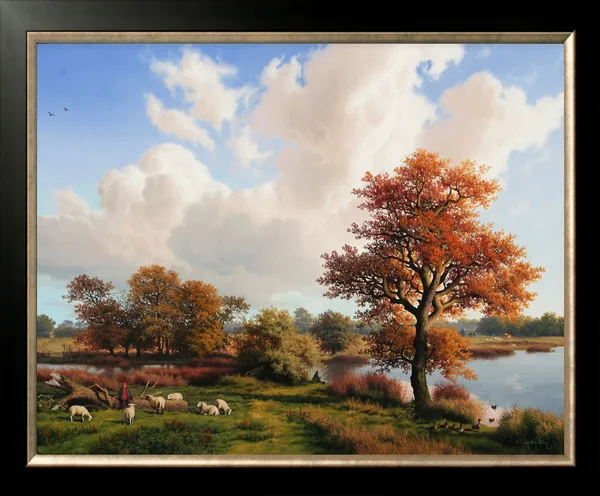 Вышивка с изображением лесного дерева Набор для вышивки крестиком 14 карат