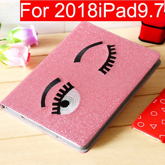 Pink5 for 2018 ip9.7 XMXCZKJ милые блестящие чехол для iPad 2/3/4 Air Air2 9,7 мини, на возраст 1, 2, 3, 4, чехол-книжка смарт-чехол из полиуретановой кожи чехол и функцией автоматической блокировки и разблокировки - Цвет: Pink5 for 2018 ip9.7