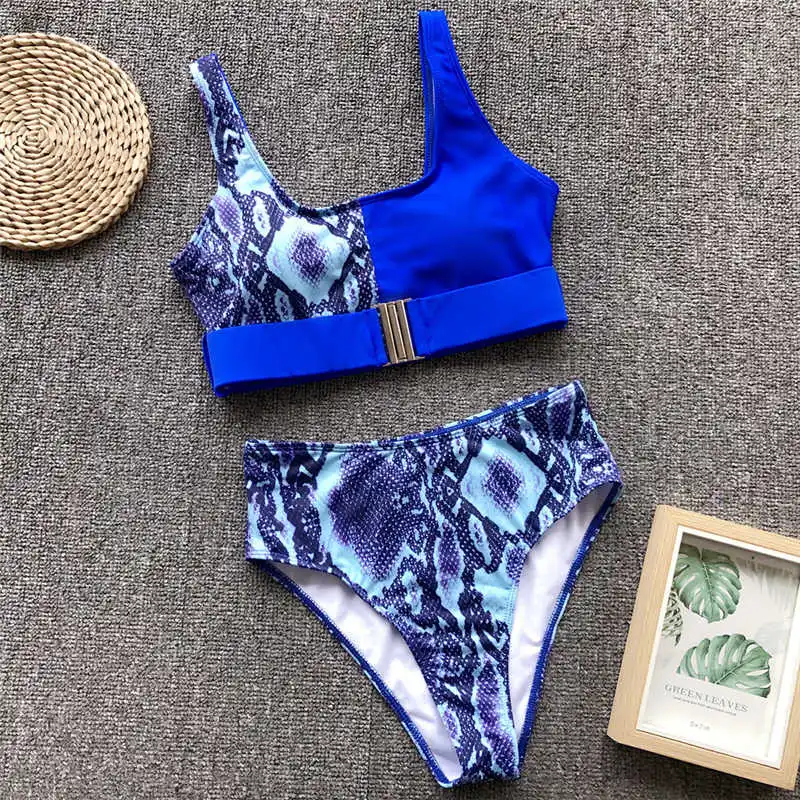 1192-3 Бикини Misswim с леопардовым принтом, сдельный купальник с высокой посадкой, Женский Монокини, бандаж, пуш-ап, купальник для женщин, купальник, Бразилия - Цвет: 1192-3