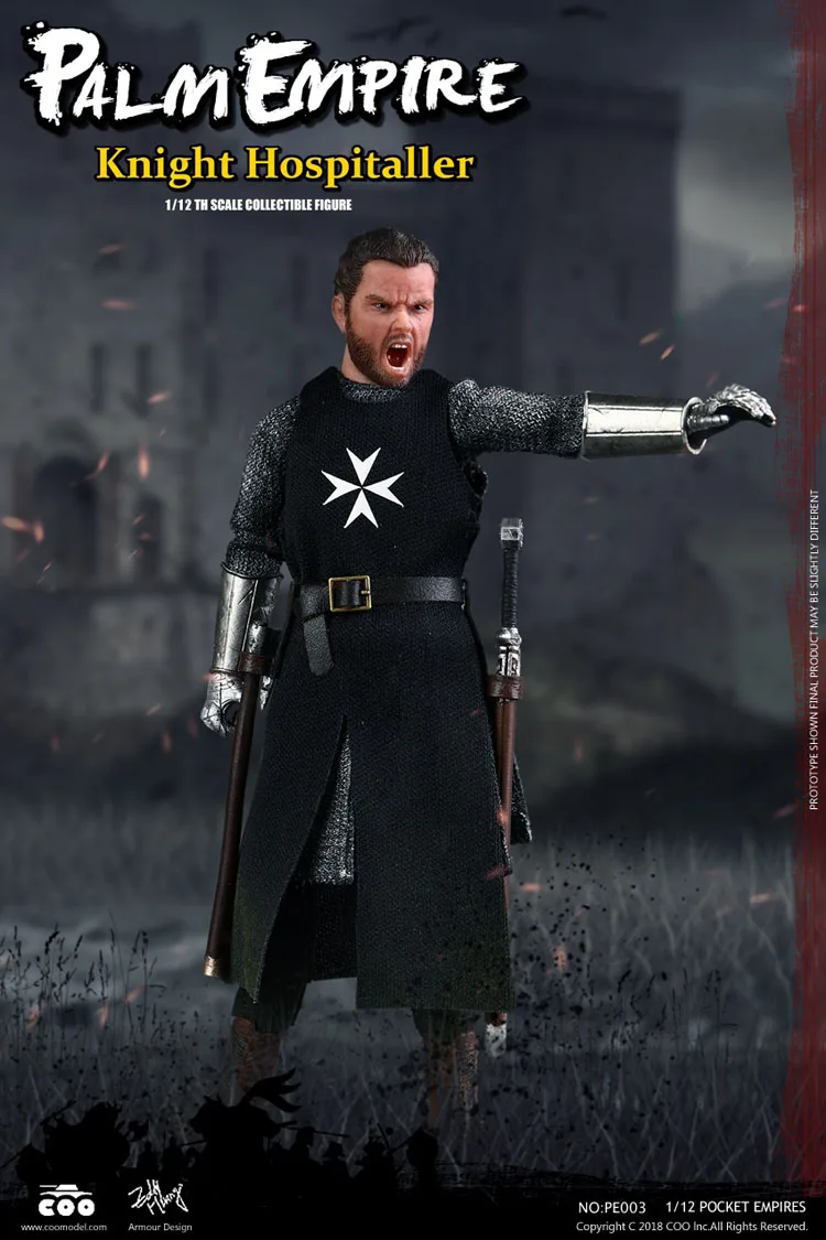 COOMODEL 1/12 масштаб Teutonic Тамплиер Hospitaller рыцарские воины Мужская фигурка Коллекционная фигурка куклы модель