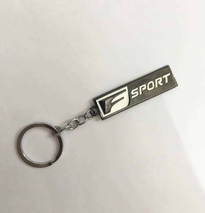B Брелок для ключей для автомобиля брелоки F Sport для Lexus IS200T IS250 RX300 NX RX GS RX330 RX350 CT200 LX LX570 брелок из сплава кулон подарок - Название цвета: B
